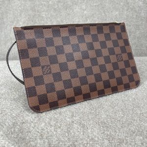 Louis Vuitton Damier Ebene Neverfull MM GM pochette